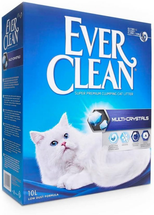 Ever Clean Multi Crystals Topaklanan Kedi Kumu 10 Lt