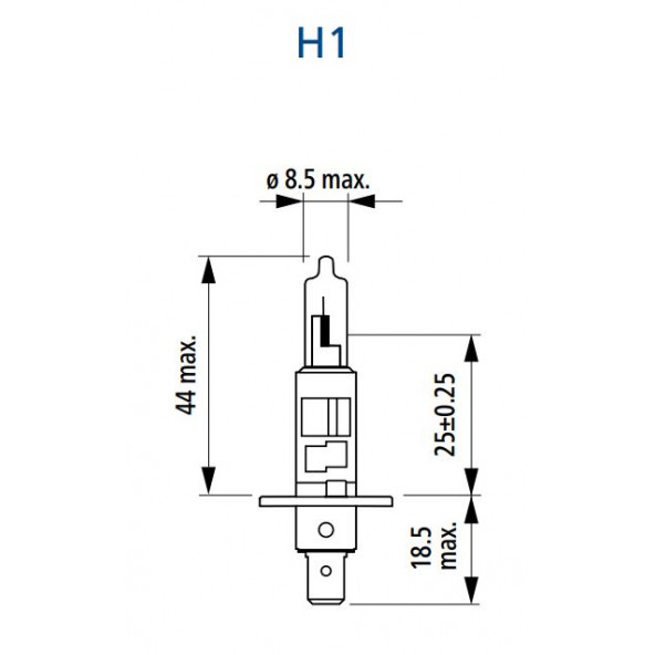 PHILIPS 12V. H1 X-TREME VISION G-FORCE AMPUL SETİ +%130 FAZLA IŞIK, No:12258 XVG, EAN: 8727900355208 - 4