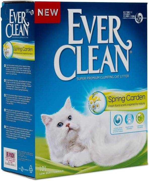 Ever Clean Spring Garden Topaklanan Kedi Kumu 10 Lt