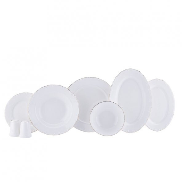 Korkmaz Vinta Collection 55 Parça Yemek Takımı Altın A8333