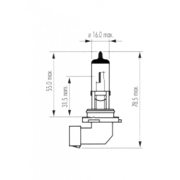 PHILIPS 12V. 9006 HB4 STANDART AMPUL +%30 Fazla Işık EAN: 8727900370973 - 3