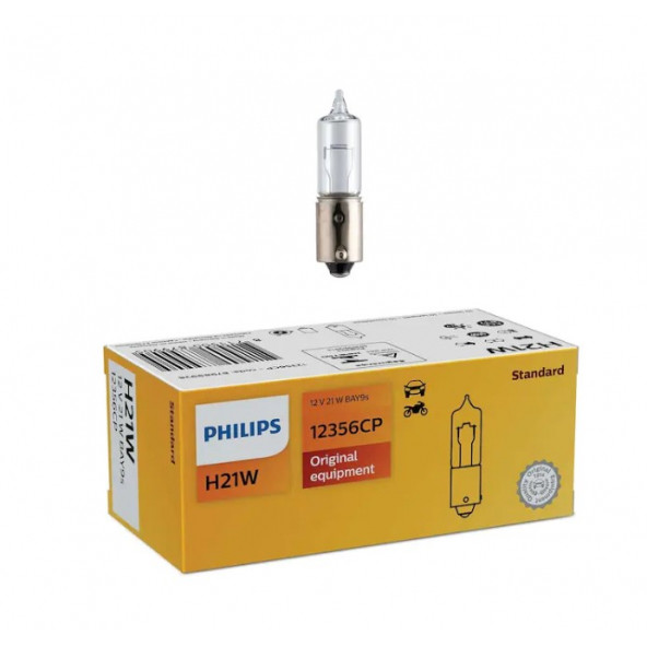 PHILIPS 12V. H21W STANDART AMPUL No: 12356, EAN: 8727900371116