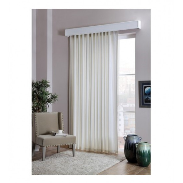 TAÇ SATEN GÜNEŞLİK PERDE - EN : 100 cm