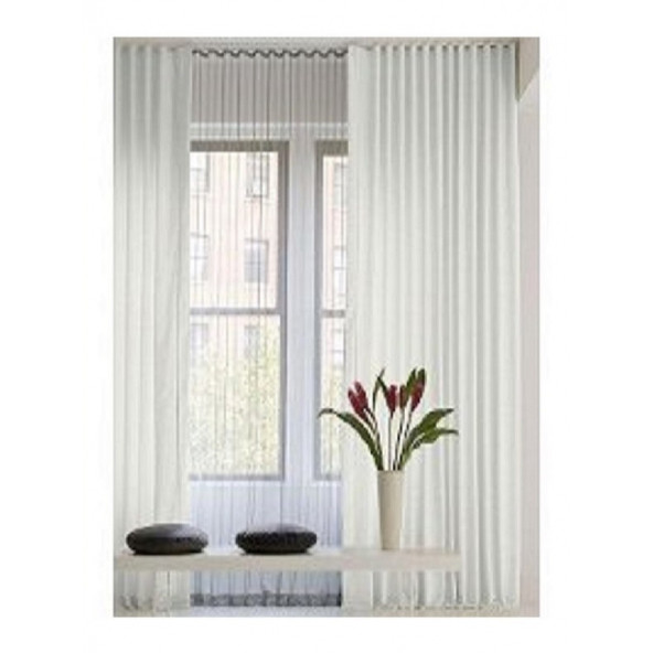 TAÇ SATEN GÜNEŞLİK PERDE - EN : 100 cm - 2