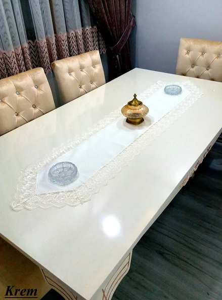 Aysa Linen Lüks Fiskos+Runner (SEÇENEKLİ) - 2