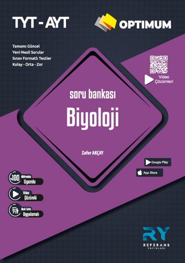 TYT AYT Biyoloji Optimum Soru Bankası Referans Yayınları