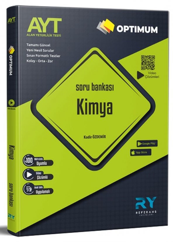 AYT Kimya Optimum Soru Bankası Referans Yayınları