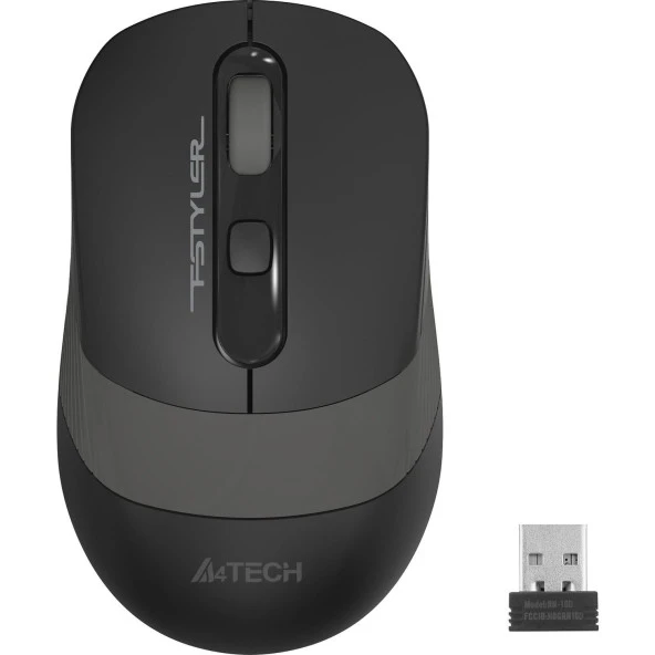 A4 Tech Gri Nano Kablosuz Optik 2000 Dpi Enerji Korumalı Kablosuz Mouse