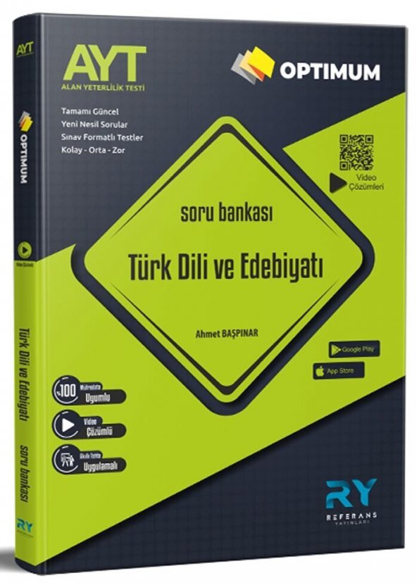 AYT Türk Dili ve Edebiyatı Optimum Soru Bankası Referans Yayınları