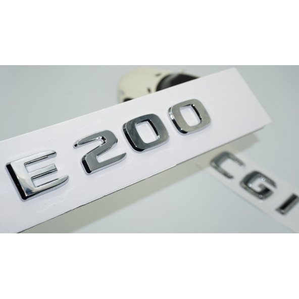 DK Tuning E200 CGi Bagaj Krom ABS 3M 3D Yazı Logo Benz İle Uyumlu ürün görseli