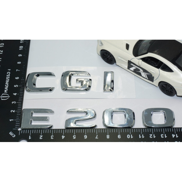 DK Tuning E200 CGi Bagaj Krom ABS 3M 3D Yazı Logo Benz İle Uyumlu - Resim 4
