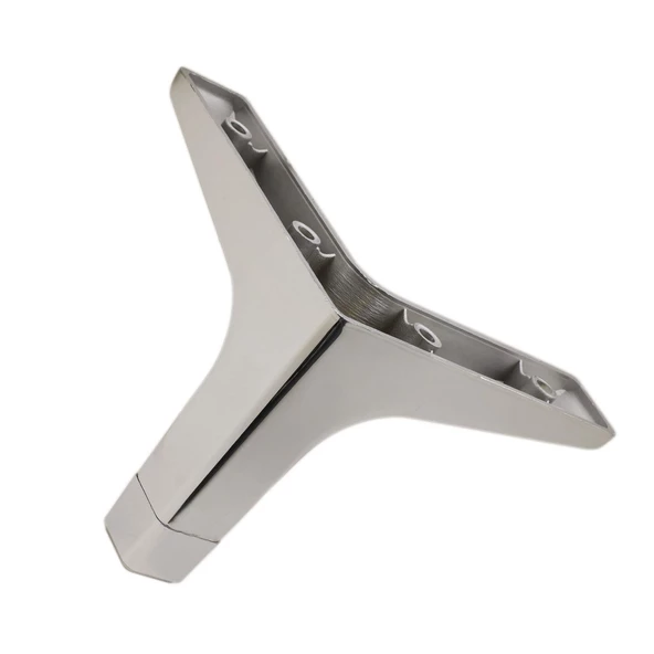 Sedef Lüks Mobilya Kanepe Sehpa Tv Ünitesi Koltuk Ayağı 12 Cm Parlak Plastik Krom Baza Ayakları - 7