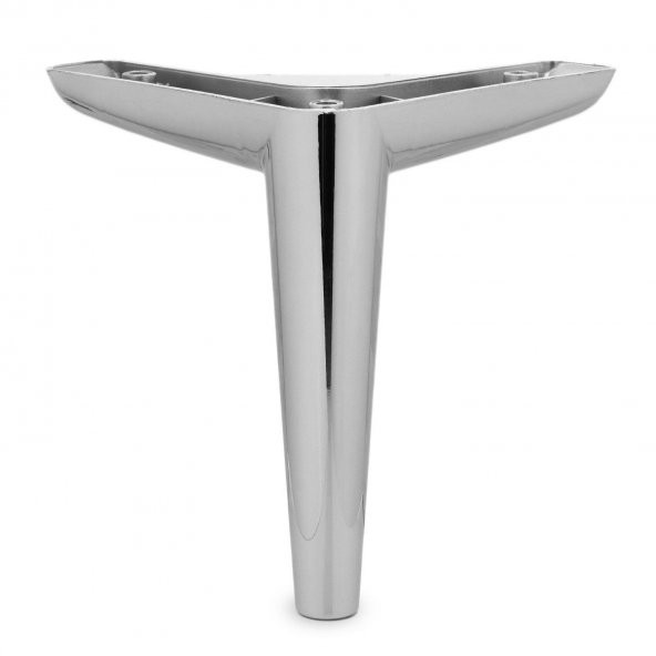 Lüks Mobilya Kanepe Sehpa TV Ünitesi Koltuk Ayağı 17 cm Parlak Krom Baza Ayak ürün görseli