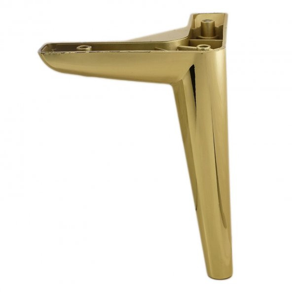 Lüks Mobilya Kanepe Sehpa TV Ünitesi Koltuk Ayağı 19 cm Gold Altın Baza Ayak - Resim 6