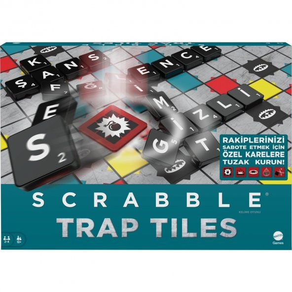 Orjinal Scrabble Trap Tiles Kutu Oyunu
