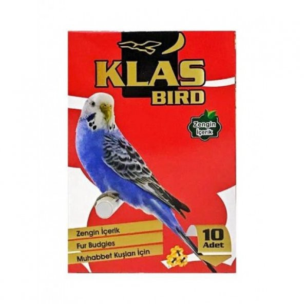 Klas Bird 10 lu Ballı Muhabbet Kuşu Krakeri Ballı Kraker 5 Adet