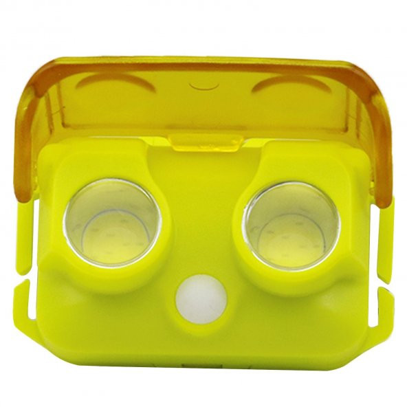 Kafa Lambası Ledli Pilli Kamp Kafa Feneri Kapaklı 1+1 W - 4