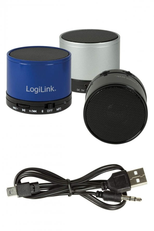 Logilink SP0051 Speaker Bluetooth Micro SD SİLVER - 7