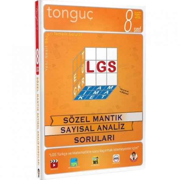 TONGUÇ LGS 8. SINIF SÖZEL MANTIK SAYISAL ANALİZ SORULARI