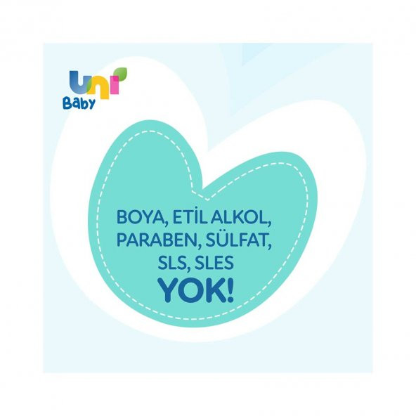 Uni Baby  Saç ve Vücut Şampuanı 900 ml - 4
