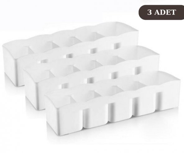 Flosoft 3’lü 5 Bölmeli Organizer Geniş Set - 3