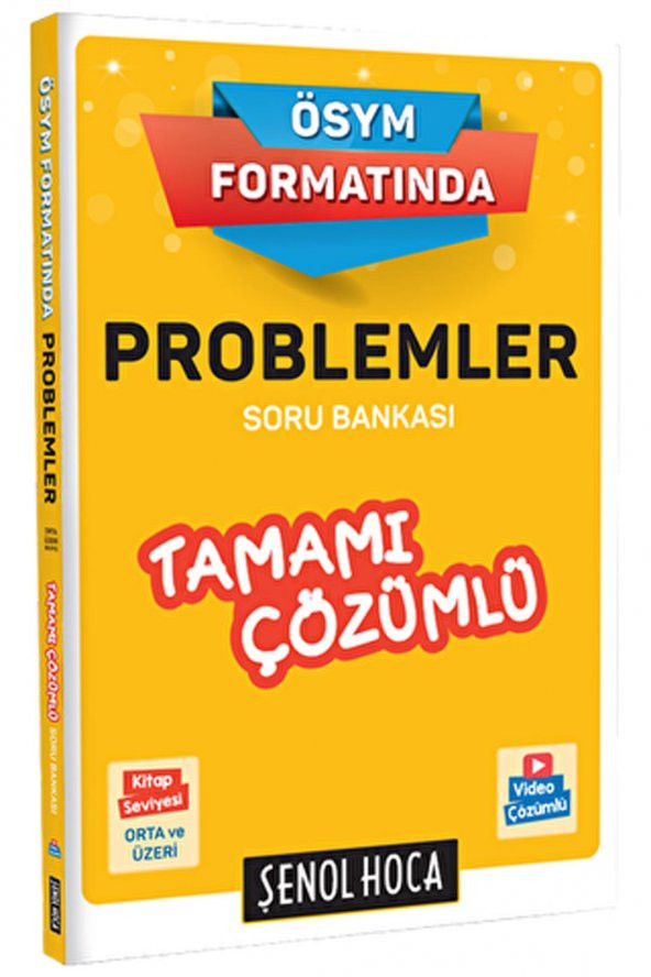 Şenol Hoca ÖSYM Formatında Problemler Tamamı Çözümlü Soru Bankası