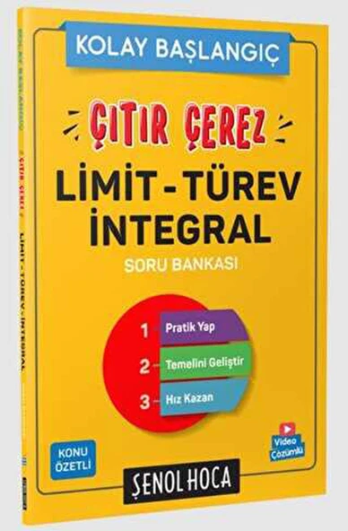 Şenol Hoca Kolay Başlangıç Çıtır Çerez Limit Türev İntegral