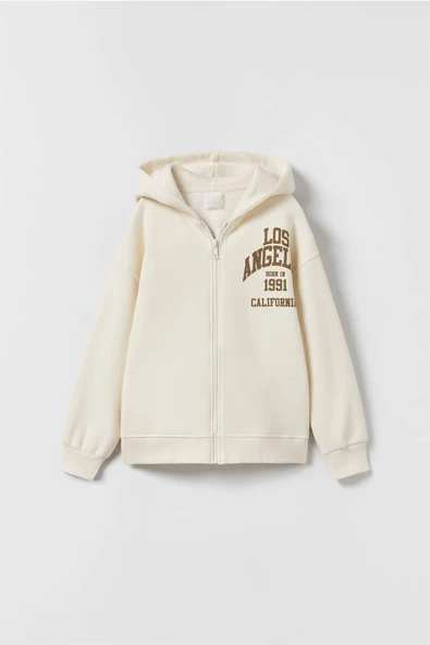 UNİSEX FERMUARLI KAPŞONLU PAMUK HIRKA - Resim 12