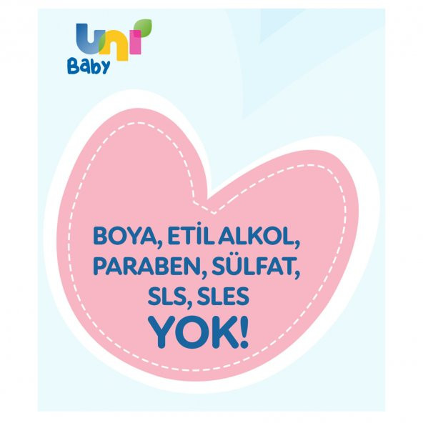 Uni Baby Saç ve Vücut Şampuanı 500 ml - 4