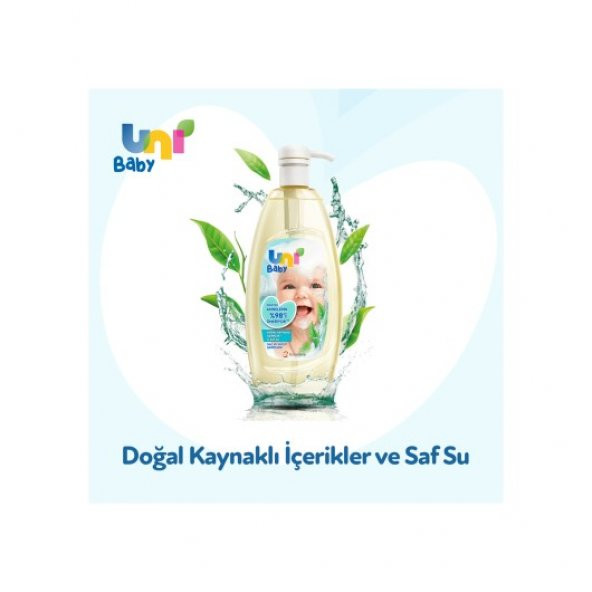 Uni Baby Saç ve Vücut Şampuanı 2x500 ml - 3