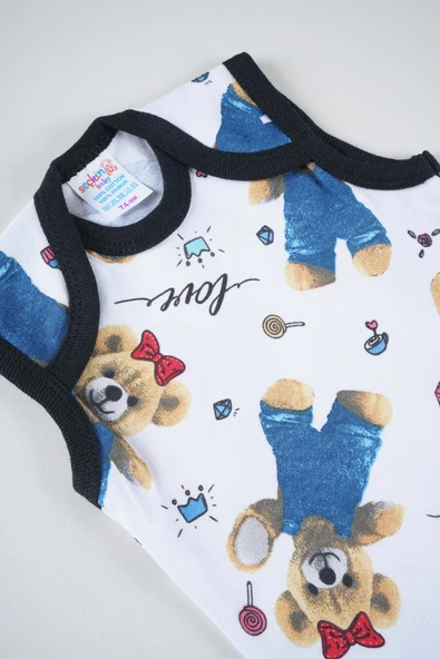 SEÇKİN PAMUK DESENLİ BEBEK ASKILI ÇITÇITLI BADİ ZIBIN - 8