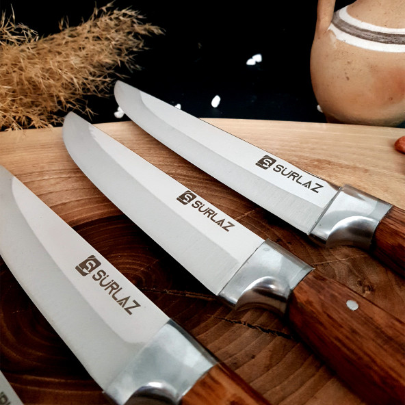 SürLaz Sürmene 7'lİ Set Mutfak Sebze Et Bıçakları - 2