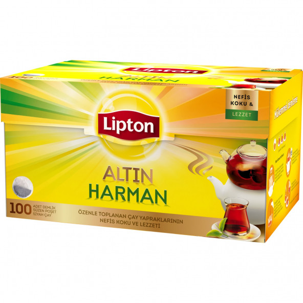 Lipton Altın Harman Demlik Süzen Çay 100 Adet