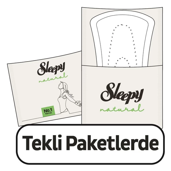 Sleepy Natural Ultra Hassas Günlük Ped Normal 80 Adet Ped - 3