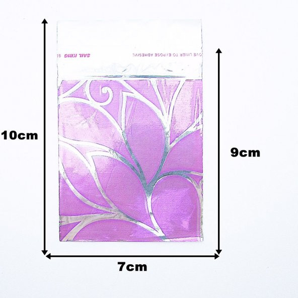 Metalize Poşet 7X9 Cm (100 Adet) Takı Nişan Mevlüt Kına Poşeti Hediye Paketi Bantlı Hediye Poşeti 10006