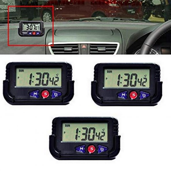 Pomodoro Öğrenci Saati Kronometreli Ders Çalışma Saati Oto Saati Araç Konsol Saati - 2