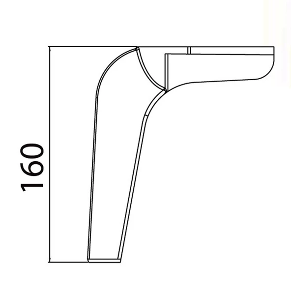 Repla Lüks Mobilya Kanepe Sehpa Tv Ünitesi Koltuk Ayağı 16 Cm Parlak Krom Baza Ayakları - Resim 7