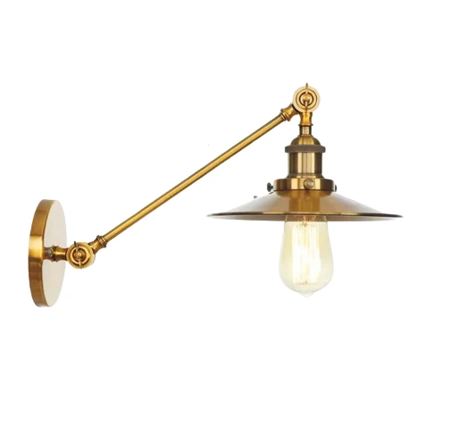 Rsylight Retro Eskitme Kaplama Mafsallı Dekoratif Duvar Aplik