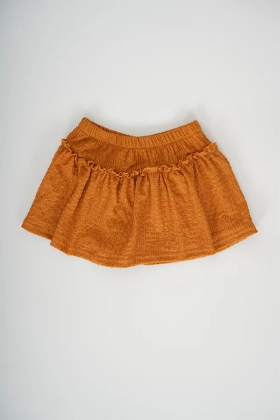 KIZ ÇOCUK PAMUK ETEK ŞORT - Resim 4