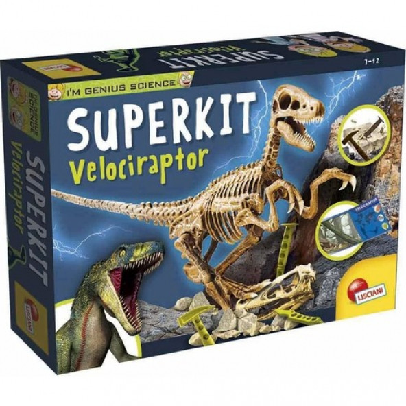 Lisanslı Dinazor Bilim Seti Super Kit Velociraptor