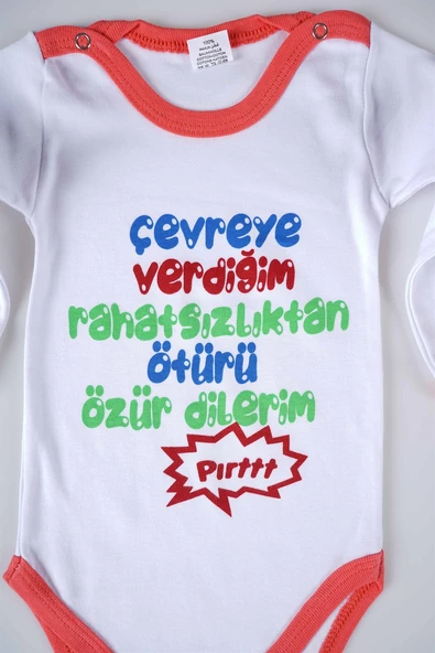 YENİ SEZON ÇEVREYE VERDİĞİM YAZILI BEBEK ÇOCUK UZUN KOL PAMUK BADY ZIBIN - 8
