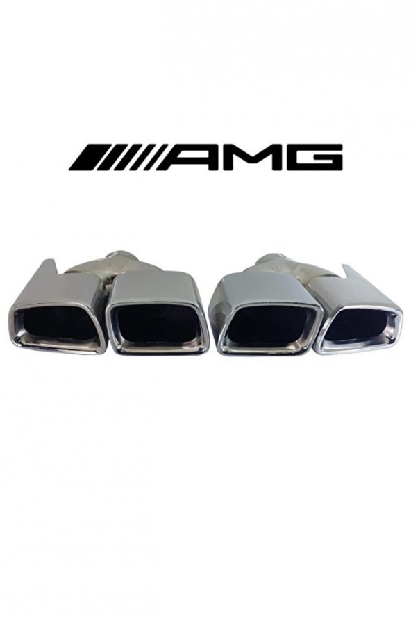 İtibar Mercedes Amg Egzoz Ucu C180-s63-w204-w221-c Class-s Class Uyumlu - 2