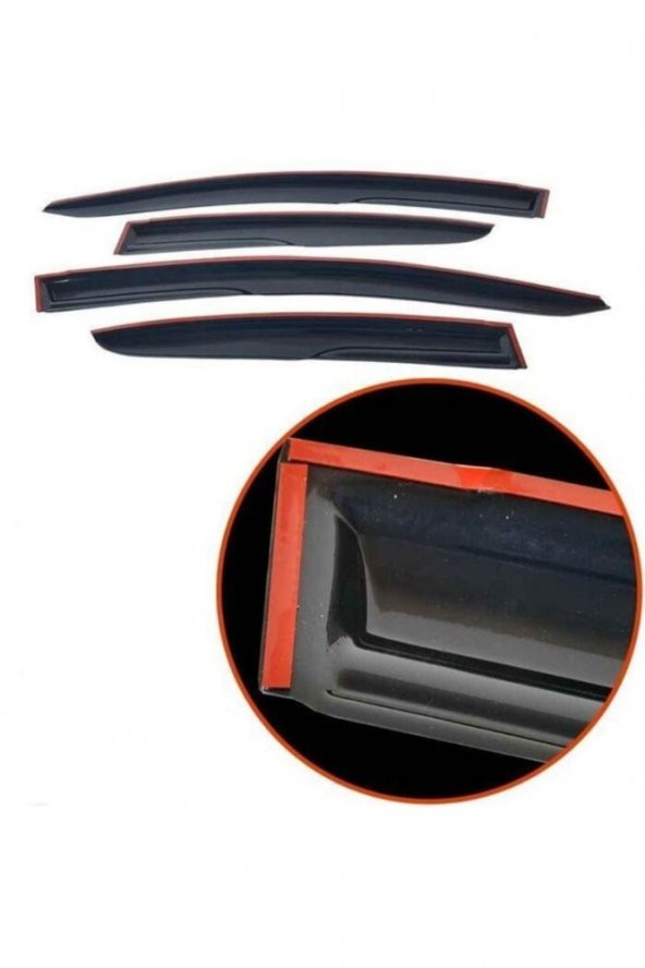 İtibar Renault Scenic 1 1998-2003 araca Özel Mugen Cam Rüzgarlıgı 4lü Set - Resim 3