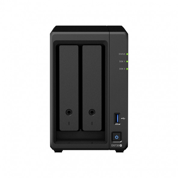 SYNOLOGY DS720+ 2 YUVALI KİŞİSEL BULUT NAS SİSTEMİ (DİSKSİZ)