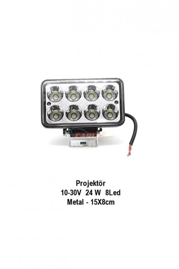 İtibar Off-road Projk10-30v 24w 8led Meta ürün görseli