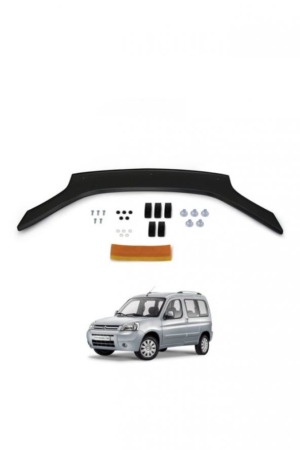 İtibar Citroen Berlingo Ön Kaput Koruyucu Rüzgarlığı 2004-2009 Yılı Arası - 2