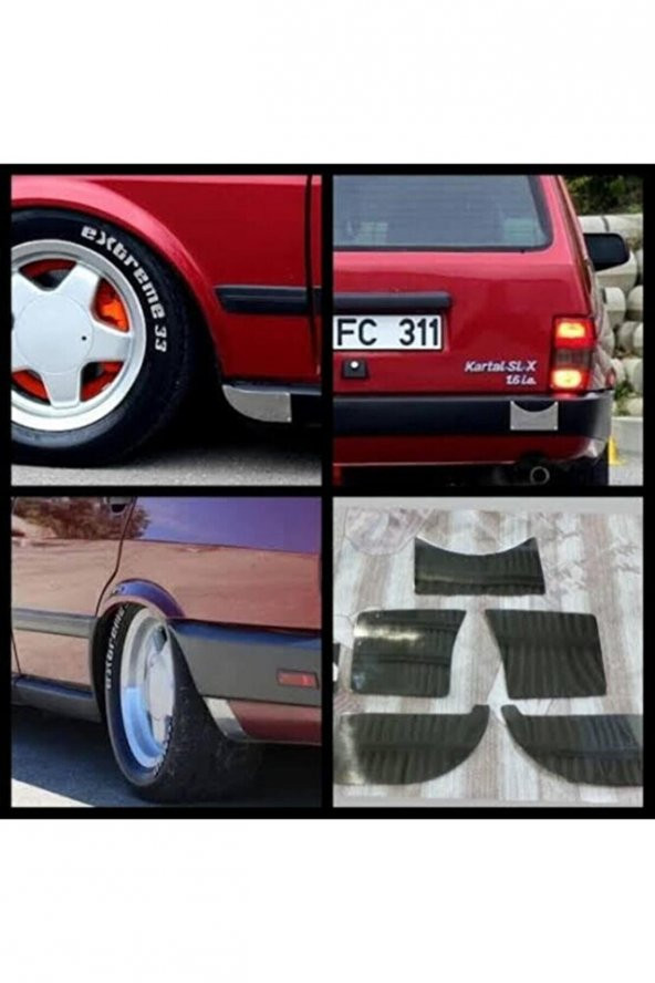 İtibar Tofaş Laz Paçalık 5 Parça Krom Set - 2