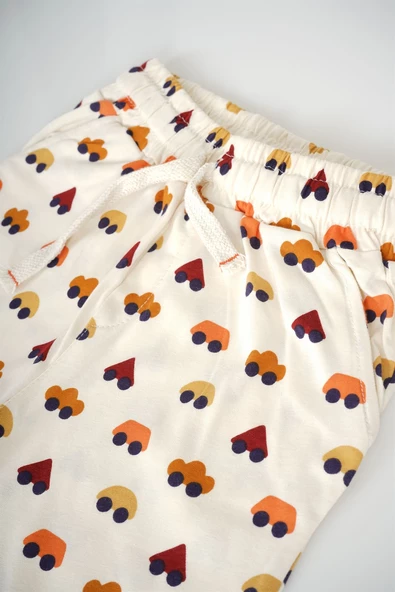 ERKEK BEBEK BEL LASTİKLİ CEPLİ PAMUK ŞORT - 11