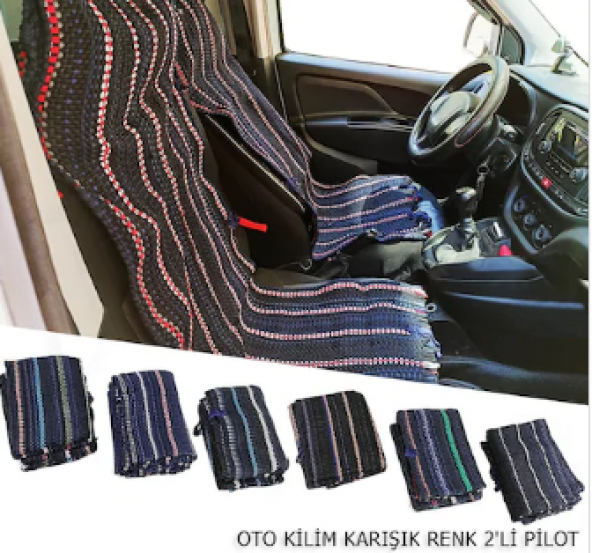 İtibar OTO KILIM KARISIK RENK 2LI PILOT