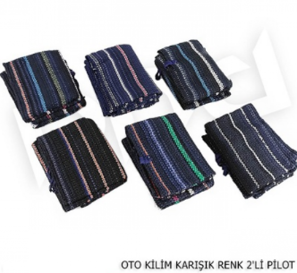 İtibar OTO KILIM KARISIK RENK 2LI PILOT - Resim 2